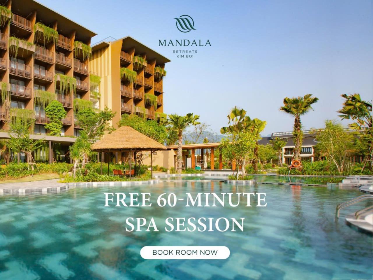 Mandala Retreats Kim Boi Hòa Bình Exterior foto